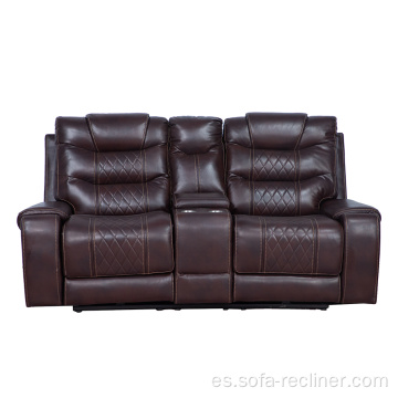 Moderno Power Loveseat Recliner Sala de estar Sofá